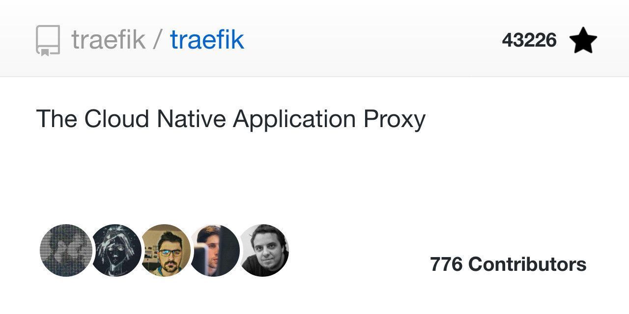 Github contributors of repository traefik/traefik